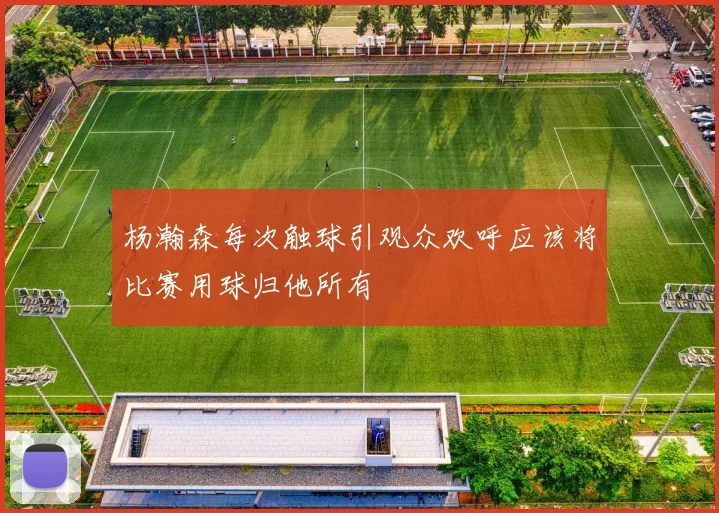 杨瀚森每次触球引观众欢呼应该将比赛用球归他所有