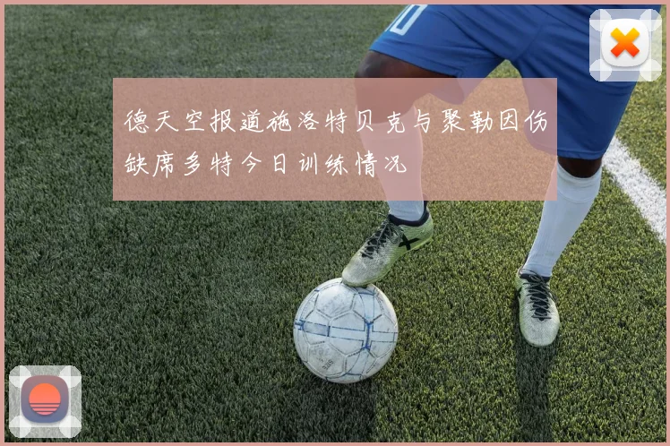 德天空报道施洛特贝克与聚勒因伤缺席多特今日训练情况